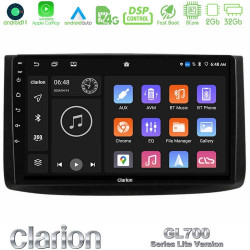Clarion GL700 Lite Series 8Core Android11 2+32GB Chevrolet Aveo 2006-2010 Navigation Multimedia Tablet 9 Με Carplay -amp; Android Auto