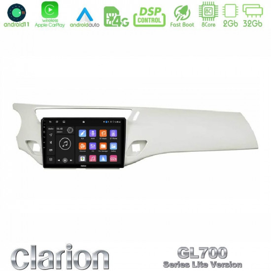 Clarion GL700 Lite Series 8Core Android11 2+32GB Citroen C3 2009-2016 Navigation Multimedia Tablet 9 Με Carplay -amp; Android Auto Clarion GL700 Lite Series 8Core Android11 2+32GB Citroen C3 2009-2016 Navigation Multimedia Tablet 9 Με Carplay -amp; Android Auto