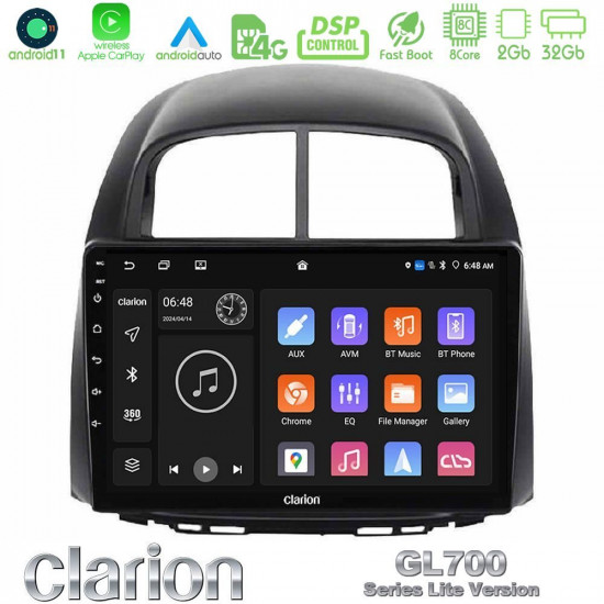 Clarion GL700 Lite Series 8Core Android11 2+32GB Daihatsu Sirion/Subaru Justy Navigation Multimedia Tablet 10 Με Carplay -amp; Android Auto Clarion GL700 Lite Series 8Core Android11 2+32GB Daihatsu Sirion/Subaru Justy Navigation Multimedia Tablet 10 Με Carplay -amp; Android Auto