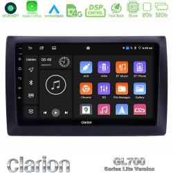 Clarion GL700 Lite Series 8Core Android11 2+32GB Fiat Stilo Navigation Multimedia Tablet 9 Με Carplay -amp; Android Auto