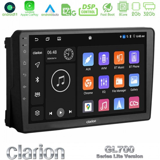 Clarion GL700 Lite Series 8Core Android11 2+32GB Ford 2007-gt; Navigation Multimedia Tablet 9 Με Carplay -amp; Android Auto Clarion GL700 Lite Series 8Core Android11 2+32GB Ford 2007-gt; Navigation Multimedia Tablet 9 Με Carplay -amp; Android Auto