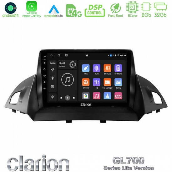 Clarion GL700 Lite Series 8Core Android11 2+32GB Ford C-Max/Kuga Navigation Multimedia Tablet 9 Με Carplay -amp; Android Auto Clarion GL700 Lite Series 8Core Android11 2+32GB Ford C-Max/Kuga Navigation Multimedia Tablet 9 Με Carplay -amp; Android Auto
