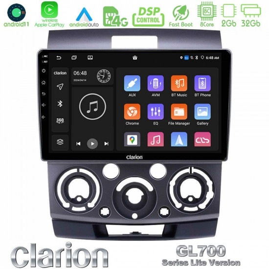 Clarion GL700 Lite Series 8Core Android11 2+32GB Ford Ranger/Mazda BT50 Navigation Multimedia Tablet 9 Με Carplay -amp; Android Auto Clarion GL700 Lite Series 8Core Android11 2+32GB Ford Ranger/Mazda BT50 Navigation Multimedia Tablet 9 Με Carplay -amp; Android Auto