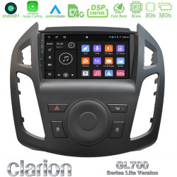 Clarion GL700 Lite Series 8Core Android11 2+32GB Ford Transit Connect Navigation Multimedia Tablet 9 Με Carplay -amp; Android Auto