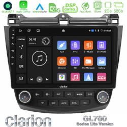 Clarion GL700 Lite Series 8Core Android11 2+32GB Honda Accord 2002-2008 Navigation Multimedia Tablet 10 Με Carplay -amp; Android Auto Clarion GL700 Lite Series 8Core Android11 2+32GB Honda Accord 2002-2008 Navigation Multimedia Tablet 10 Με Carplay -amp; Android Auto