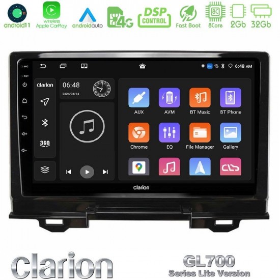 Clarion GL700 Lite Series 8Core Android11 2+32GB Honda HR-V 2021-> Navigation Multimedia Tablet 9 Με Carplay -amp; Android Auto Clarion GL700 Lite Series 8Core Android11 2+32GB Honda HR-V 2021-> Navigation Multimedia Tablet 9 Με Carplay -amp; Android Auto