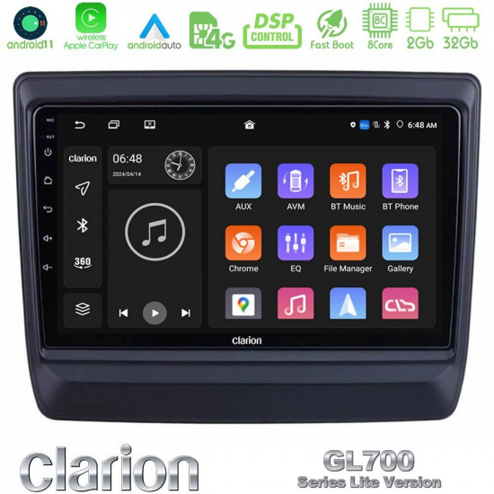 Clarion GL700 Lite Series 8Core Android11 2+32GB Isuzu D-MAX 2020-2023 Navigation Multimedia Tablet 9 Με Carplay -amp; Android Auto Clarion GL700 Lite Series 8Core Android11 2+32GB Isuzu D-MAX 2020-2023 Navigation Multimedia Tablet 9 Με Carplay -amp; Android Auto