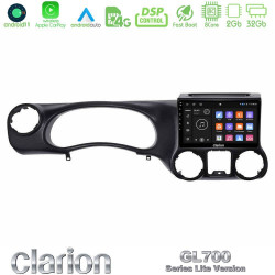 Clarion GL700 Lite Series 8Core Android11 2+32GB Jeep Wrangler 2011-2014 Navigation Multimedia Tablet 9 Με Carplay -amp; Android Auto