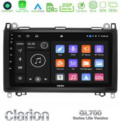 Clarion GL700 Lite Series 8Core Android11 2+32GB Mercedes A/B/Vito/Sprinter Class Navigation Multimedia Tablet 9 Με Carplay -amp; Android Auto