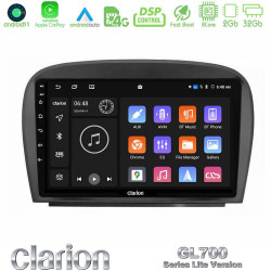 Clarion GL700 Lite Series 8Core Android11 2+32GB Mercedes SL Class 2005-2011 Navigation Multimedia Tablet 9 Με Carplay -amp; Android Auto