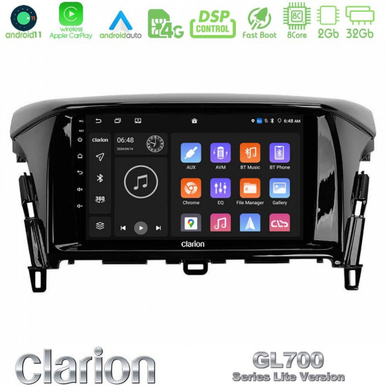 Clarion GL700 Lite Series 8Core Android11 2+32GB Mitsubishi Eclipse Cross Navigation Multimedia Tablet 9 Με Carplay -amp; Android Auto Clarion GL700 Lite Series 8Core Android11 2+32GB Mitsubishi Eclipse Cross Navigation Multimedia Tablet 9 Με Carplay -amp; Android Auto