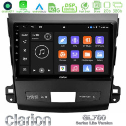 Clarion GL700 Lite Series 8Core Android11 2+32GB Mitsubishi Outlander/Citroen C-Crosser/Peugeot 4007 Navigation Multimedia Tablet 9 Με Carplay -amp; Android Auto