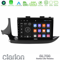 Clarion GL700 Lite Series 8Core Android11 2+32GB Opel Mokka 2016-2020 Navigation Multimedia Tablet 9 Με Carplay -amp; Android Auto