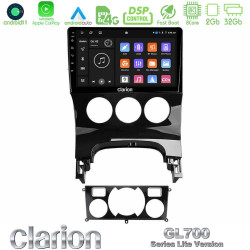 Clarion GL700 Lite Series 8Core Android11 2+32GB Peugeot 3008 AUTO A/C Navigation Multimedia Tablet 9 Με Carplay -amp; Android Auto