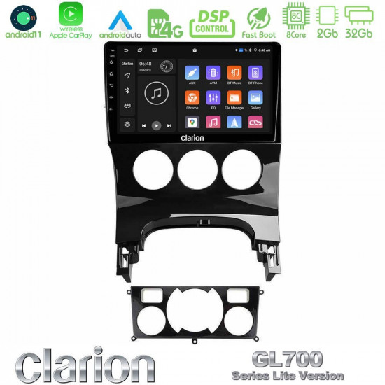 Clarion GL700 Lite Series 8Core Android11 2+32GB Peugeot 3008 AUTO A/C Navigation Multimedia Tablet 9 Με Carplay -amp; Android Auto Clarion GL700 Lite Series 8Core Android11 2+32GB Peugeot 3008 AUTO A/C Navigation Multimedia Tablet 9 Με Carplay -amp; Android Auto