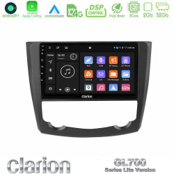 Clarion GL700 Lite Series 8Core Android11 2+32GB Renault Kadjar Navigation Multimedia Tablet 9 Με Carplay -amp; Android Auto