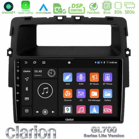 Clarion GL700 Lite Series 8Core Android11 2+32GB Renault/Nissan/Opel Navigation Multimedia Tablet 10 Με Carplay -amp; Android Auto Clarion GL700 Lite Series 8Core Android11 2+32GB Renault/Nissan/Opel Navigation Multimedia Tablet 10 Με Carplay -amp; Android Auto