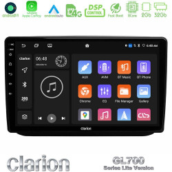 Clarion GL700 Lite Series 8Core Android11 2+32GB Skoda Fabia 2007-2014 Navigation Multimedia Tablet 10 Με Carplay -amp; Android Auto
