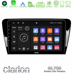 Clarion GL700 Lite Series 8Core Android11 2+32GB Skoda Octavia 7 Navigation Multimedia Tablet 10 Με Carplay -amp; Android Auto