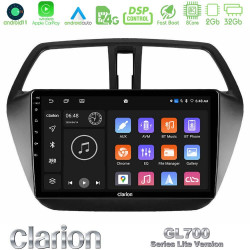 Clarion GL700 Lite Series 8Core Android11 2+32GB Suzuki SX4 S-Cross Navigation Multimedia Tablet 9 Με Carplay -amp; Android Auto