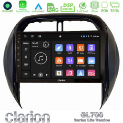 Clarion GL700 Lite Series 8Core Android11 2+32GB Toyota RAV4 2001-2005 (Auto A/C) Navigation Multimedia Tablet 9 Με Carplay -amp; Android Auto