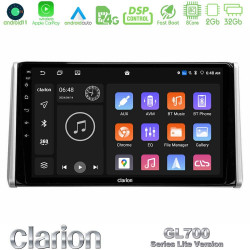 Clarion GL700 Lite Series 8Core Android11 2+32GB Toyota RAV4 2019-2023 Navigation Multimedia Tablet 10 Με Carplay -amp; Android Auto