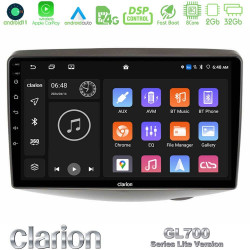 Clarion GL700 Lite Series 8Core Android11 2+32GB Toyota Yaris 1999 - 2006 Navigation Multimedia Tablet 9 Με Carplay -amp; Android Auto