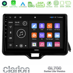 Clarion GL700 Lite Series 8Core Android11 2+32GB Toyota Yaris 2020-gt; Navigation Multimedia Tablet 10 Με Carplay -amp; Android Auto
