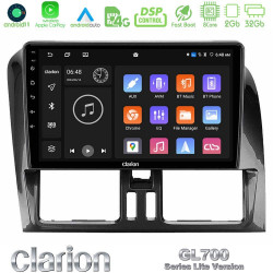 Clarion GL700 Lite Series 8Core Android11 2+32GB Volvo XC60 2009-2012 Navigation Multimedia Tablet 9 Με Carplay -amp; Android Auto