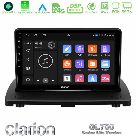 Clarion GL700 Lite Series 8Core Android11 2+32GB Volvo XC90 2006-2014 Navigation Multimedia Tablet 9 Με Carplay -amp; Android Auto Clarion GL700 Lite Series 8Core Android11 2+32GB Volvo XC90 2006-2014 Navigation Multimedia Tablet 9 Με Carplay -amp; Android Auto