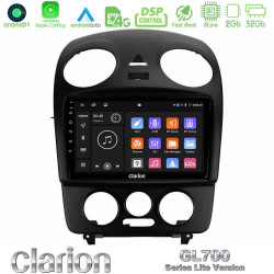 Clarion GL700 Lite Series 8Core Android11 2+32GB VW Beetle Navigation Multimedia Tablet 9 Με Carplay -amp; Android Auto