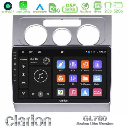 Clarion GL700 Lite Series 8Core Android11 2+32GB VW Touran 2003-2011 Navigation Multimedia Tablet 10 Με Carplay -amp; Android Auto