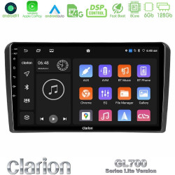Clarion GL700 Lite Series 8Core Android11 6+128GB Audi A3 8P Navigation Multimedia Tablet 9 Με Carplay -amp; Android Auto