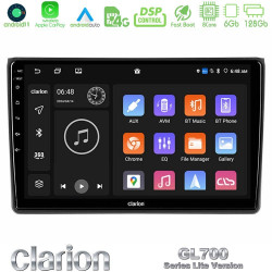 Clarion GL700 Lite Series 8Core Android11 6+128GB Audi A4 B7 Navigation Multimedia Tablet 9 Με Carplay -amp; Android Auto