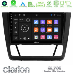 Clarion GL700 Lite Series 8Core Android11 6+128GB BMW 1Series E81/E82/E87/E88 (AUTO A/C) Navigation Multimedia Tablet 9 Με Carplay -amp; Android Auto