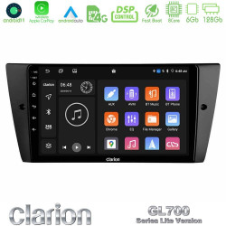 Clarion GL700 Lite Series 8Core Android11 6+128GB BMW 3 Series 2006-2011 Navigation Multimedia Tablet 9 Με Carplay -amp; Android Auto
