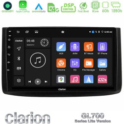 Clarion GL700 Lite Series 8Core Android11 6+128GB Chevrolet Aveo 2006-2010 Navigation Multimedia Tablet 9 Με Carplay -amp; Android Auto