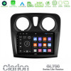 Clarion GL700 Lite Series 8Core Android11 6+128GB Dacia Dokker Navigation Multimedia Tablet 9 Με Carplay -amp; Android Auto