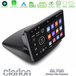 Clarion GL700 Lite Series 8Core Android11 6+128GB Fiat Doblo 2002-2009 Navigation Multimedia Tablet 10 Με Carplay -amp; Android Auto
