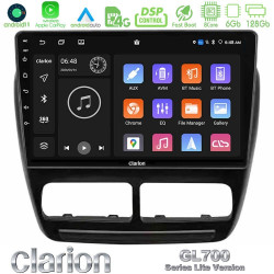 Clarion GL700 Lite Series 8Core Android11 6+128GB Fiat Doblo / Opel Combo 2010-2014 Navigation Multimedia Tablet 9 Με Carplay -amp; Android Auto