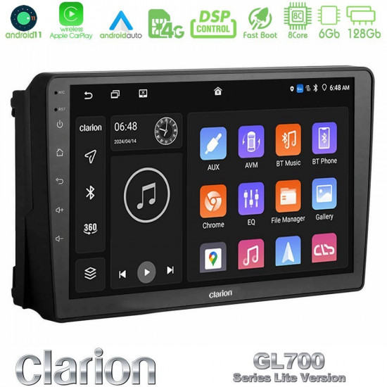 Clarion GL700 Lite Series 8Core Android11 6+128GB Ford 2007-gt; Navigation Multimedia Tablet 9 Με Carplay -amp; Android Auto Clarion GL700 Lite Series 8Core Android11 6+128GB Ford 2007-gt; Navigation Multimedia Tablet 9 Με Carplay -amp; Android Auto