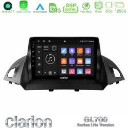 Clarion GL700 Lite Series 8Core Android11 6+128GB Ford C-Max/Kuga Navigation Multimedia Tablet 9 Με Carplay -amp; Android Auto