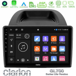 Clarion GL700 Lite Series 8Core Android11 6+128GB Ford Ecosport 2018-2020 Navigation Multimedia Tablet 10 Με Carplay -amp; Android Auto
