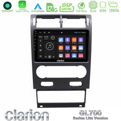 Clarion GL700 Lite Series 8Core Android11 6+128GB Ford Mondeo 2004-2007 Navigation Multimedia Tablet 9 Με Carplay -amp; Android Auto