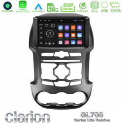 Clarion GL700 Lite Series 8Core Android11 6+128GB Ford Ranger 2012-2016 Navigation Multimedia Tablet 9 Με Carplay -amp; Android Auto
