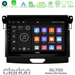 Clarion GL700 Lite Series 8Core Android11 6+128GB Ford Ranger 2017-2022 Navigation Multimedia Tablet 9 Με Carplay -amp; Android Auto