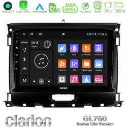 Clarion GL700 Lite Series 8Core Android11 6+128GB Ford Ranger 2017-2022 Navigation Multimedia Tablet 9 Με Carplay -amp; Android Auto