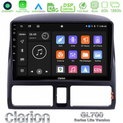 Clarion GL700 Lite Series 8Core Android11 6+128GB Honda CRV 2002-2006 Navigation Multimedia Tablet 9 Με Carplay -amp; Android Auto