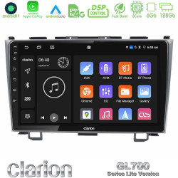 Clarion GL700 Lite Series 8Core Android11 6+128GB Honda CRV Navigation Multimedia Tablet 9 Με Carplay -amp; Android Auto
