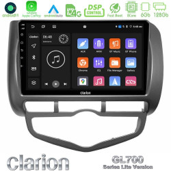Clarion GL700 Lite Series 8Core Android11 6+128GB Honda Jazz 2002-2008 (Auto A/C) Navigation Multimedia Tablet 9 Με Carplay -amp; Android Auto